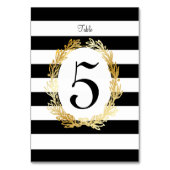 Numéro De Table PixDezines do-it-yourself Branches d'olivier coule (Dos)