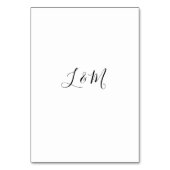 Numéro De Table Plage de Coral & Seashell Mariage (Dos)