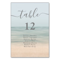 Plage Front Vintage Hawaii Mariage Table