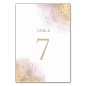 Numéro De Table plan d'aquarelle Tableau Numéro 7 (Par défaut)