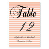 Numéro De Table Poche et bandes blanches (Par défaut)