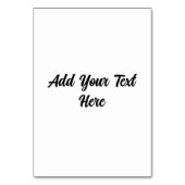 Numéro De Table Poing de résistance palestinienne sur Watermelon (Dos)