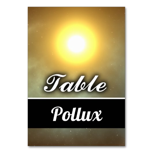 Numéro De Table Pollux (Par défaut)