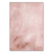Numéro de table pour Baby Shower Fille Ruban Rose (Dos)