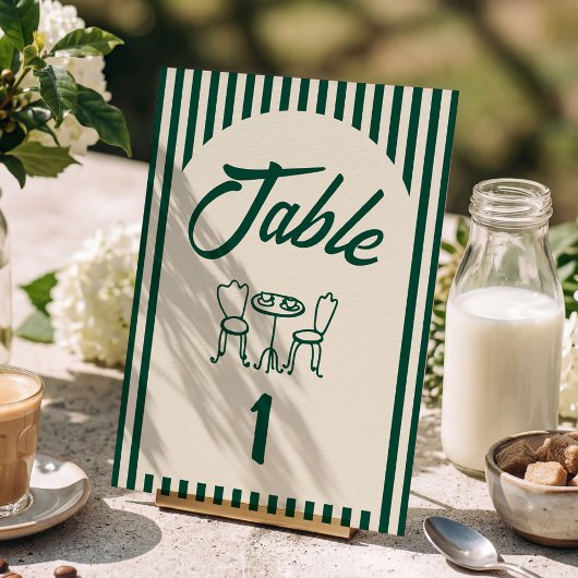 Numéro de table pour Baby Shower « Un petit harico