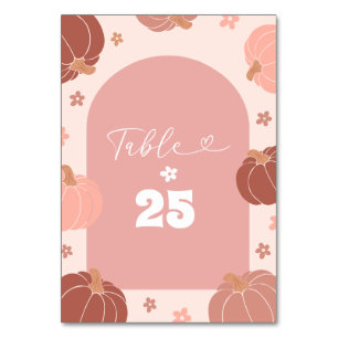 Numéro de table pour le premier anniversaire de la