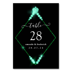 Numéro de table pour les 60 ans de mariage de diam