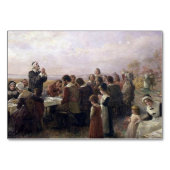 Numéro De Table Premier Thanksgiving à Plymouth par Brownscombe (Dos)