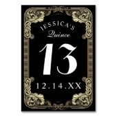 Numéro De Table Princesse Quinceanera Black (Par défaut)