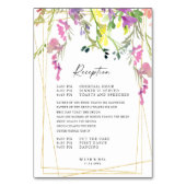 Numéro De Table Programme de réception géométrique Fleur sauvage c (Par défaut)