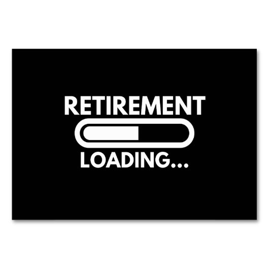 Numéro De Table Progression du chargement de la retraite pour tous (Devant)