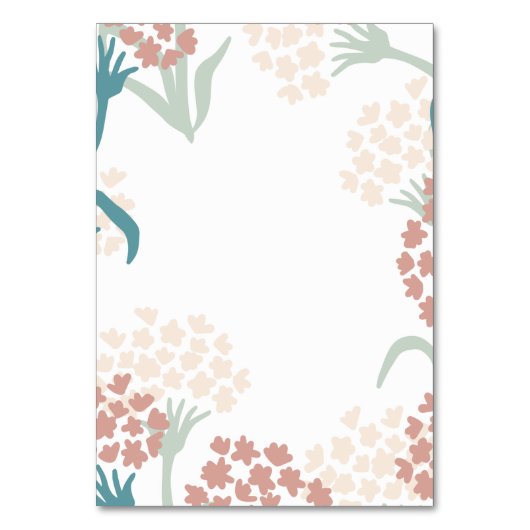 Numéro De Table Proverbe 30:5 Bible Verse Table Card (Dos)