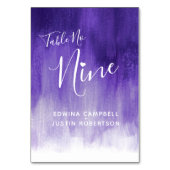 Numéro De Table Purple abstract wash moderne art table number nine (Par défaut)