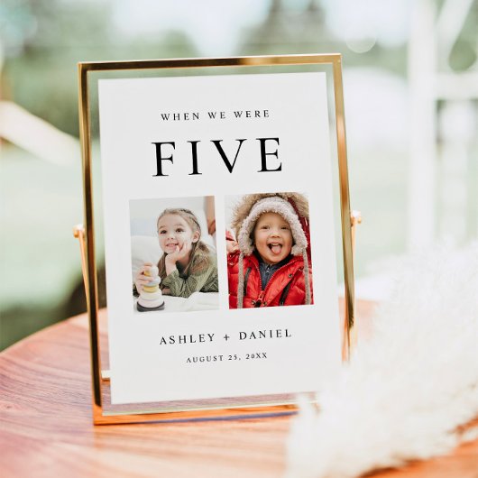 Numéro De Table Quand Nous Étions Âge