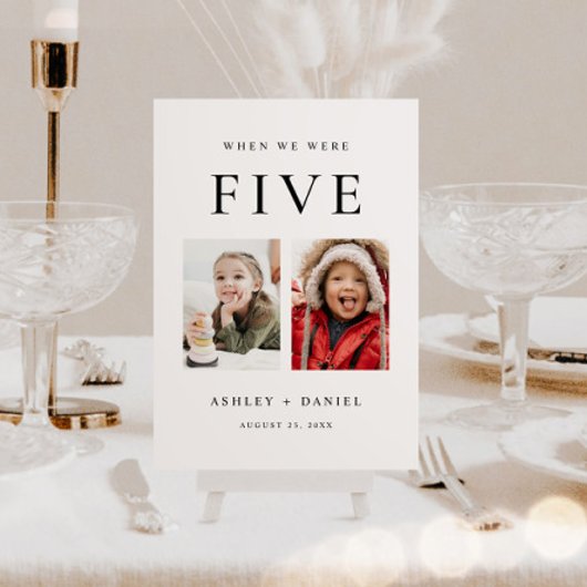 Numéro De Table Quand Nous Étions Âge