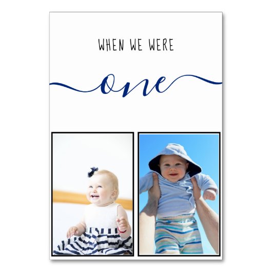 Numéro De Table Quand nous étions un Mariage d'écriture moderne bl (Par défaut)