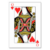 Numéro De Table Queen of Hearts - Ajouter votre image (Par défaut)