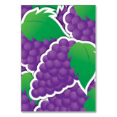 Numéro De Table Raisins violets funky (Par défaut)