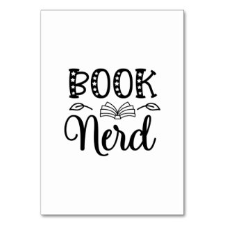 Numéro De Table Reading Art Book Nerd