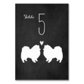 Numéro De Table Réception de mariage pour chiens Eskimo américains (Par défaut)
