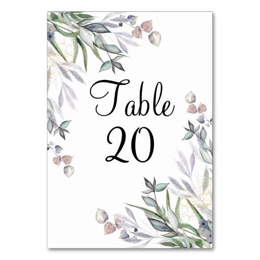Numéro De Table Réception en cuir écossais Lilac souple (Par défaut)