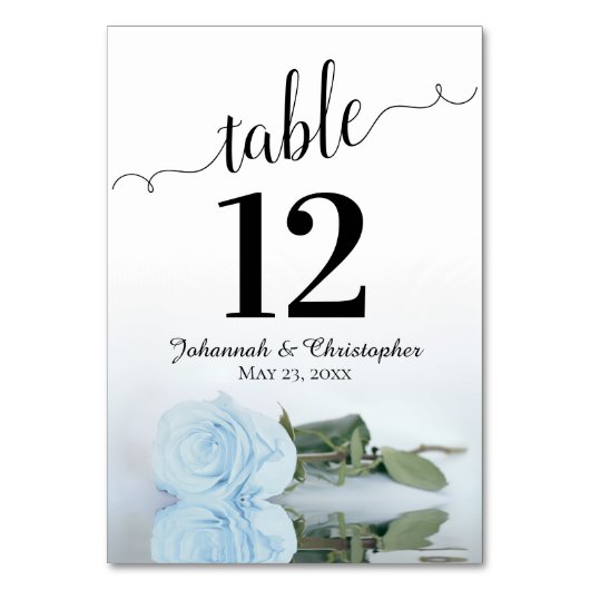 Numéro De Table Reflet lumière Dusty Rose mariage élégant (Dos)