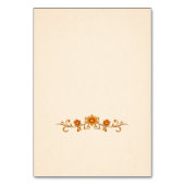 Numéro De Table Regal Indian Wedding Table Number Card | Gold (Dos)