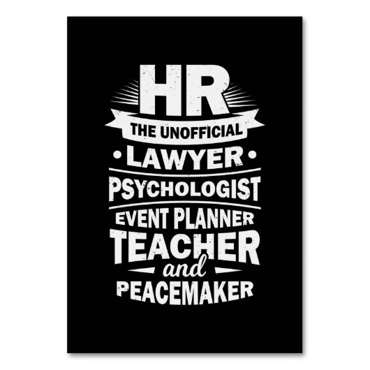 Numéro De Table Ressources humaines Fières (Par défaut)