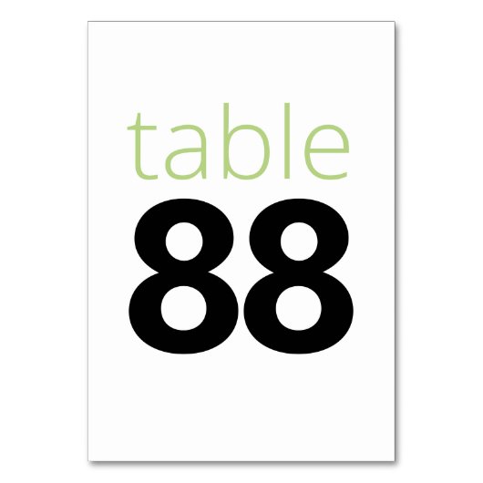 Numéro De Table retraite (Dos)