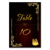 Numéro De Table Rideau de théâtre (Par défaut)