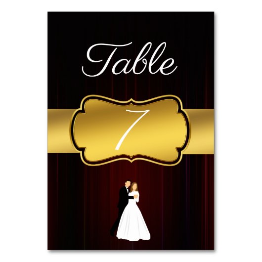 Numéro De Table Rideau de théâtre (Par défaut)