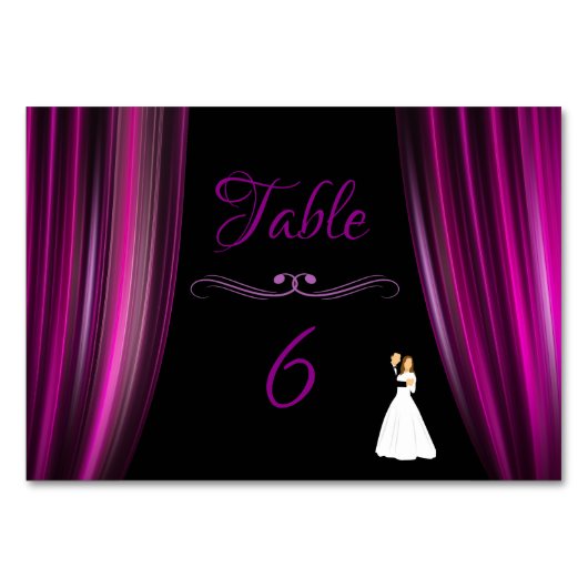Numéro De Table Rideau de théâtre (Devant)