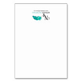 Numéro De Table Rockabilly Hearts et Rose Place Card (Dos)