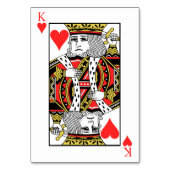 Numéro De Table Roi des Coeurs (Par défaut)