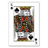 Numéro De Table Roi des pique (Par défaut)