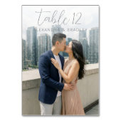 Numéro De Table Romantic Navy Urban Photo (Par défaut)