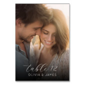 Numéro De Table Romantic Warm Photo (Par défaut)