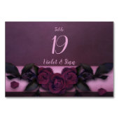 Numéro De Table Rose (Dos)