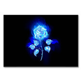 Numéro De Table Rose bleu brûlant (Devant)