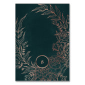 Numéro De Table Rose émeraude émeraude or émeraude ajustable (Dos)