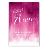 Numéro De Table Rose foncé abstrait lave moderne art numéros de ta (Par défaut)