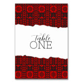 Numéro De Table Rouge de Tatreez (Par défaut)