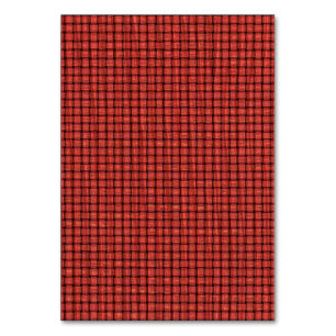 Numéro De Table Rouge en tant qu'accessoire, Flashcards de lecture