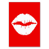 Numéro De Table Rouge et blanc (Par défaut)