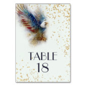 Numéro De Table RSVP Bald Eagle Patriotic USA Semiquincentennial (Par défaut)