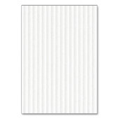 Numéro De Table Ruban de sensibilisation rayé blanc sur blanc (Dos)