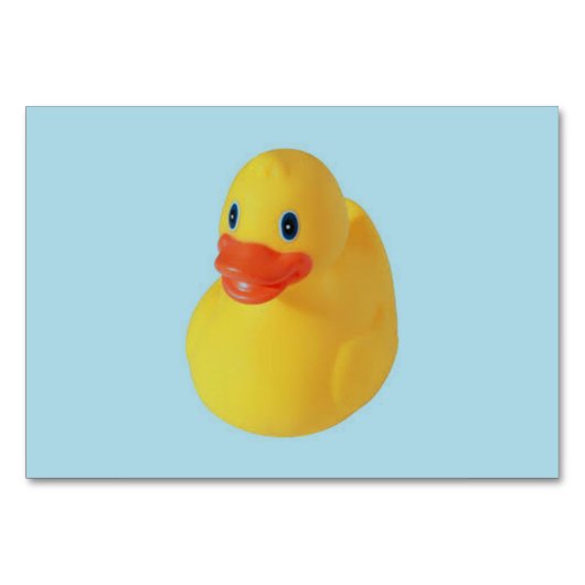 Numéro De Table Rubber Ducky (Devant)