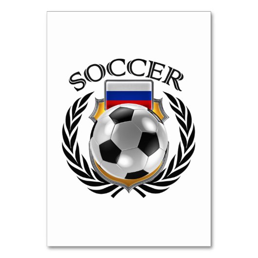 Numéro De Table Russie Soccer 2016 (Dos)