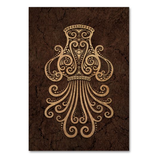 Numéro De Table Rustic Aquarius Zodiac Connexion sur l'effet de pi (Par défaut)