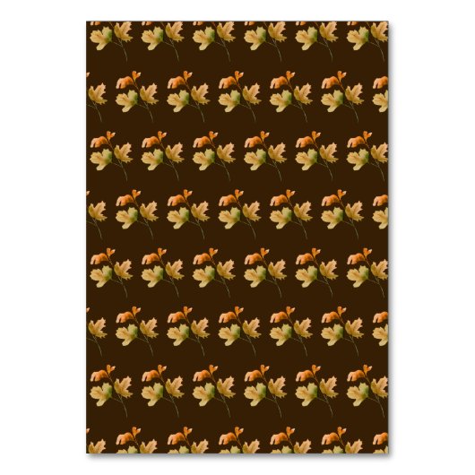 Numéro De Table Rustic Automne Feuilles d'automne Mariage Numéro d (Dos)